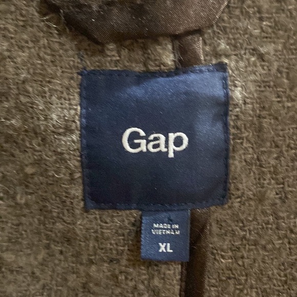 Gap Women’s Teddy Bear Sweater Cardigan Brown Jacket with pockets size XL Coat - Picture 7 of 7